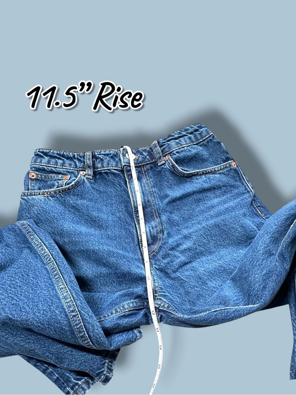 MNG By Mango High Rise Mom Jeans. Size US 4 - Picture 6 of 10